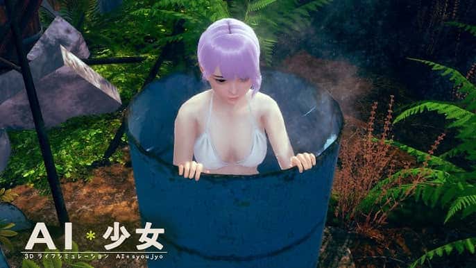 AI少女插画